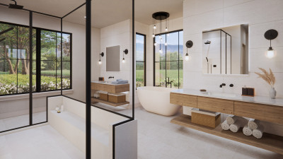 rendering of bathroom